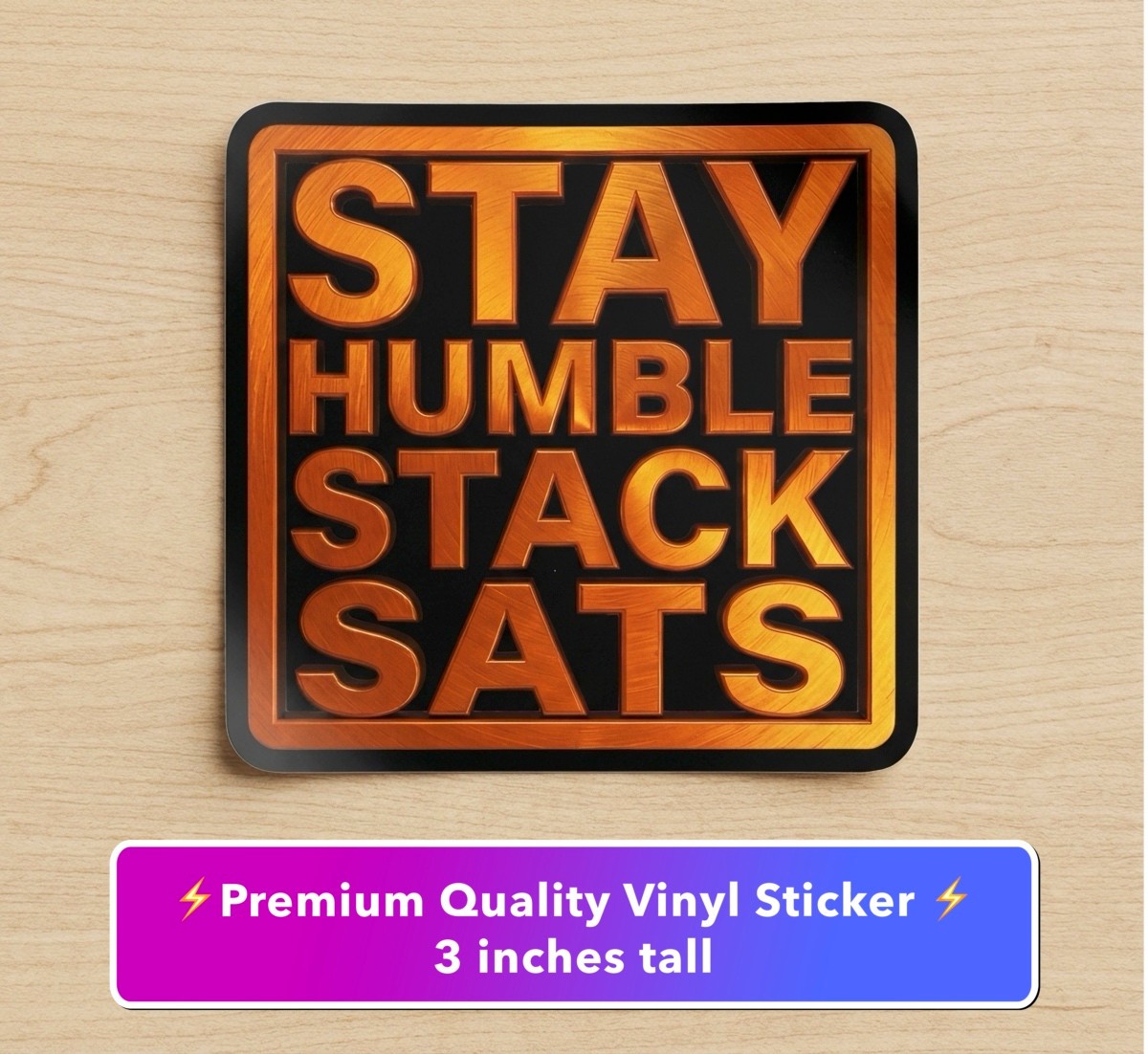 Bitcoin BTC premium 9 sticker pack crypto weatherproof vinyl decal 3 inches
