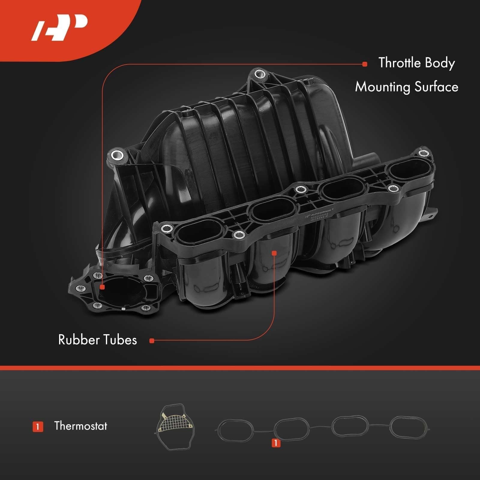 A-Premium Upper Intake Manifold Compatible with Toyota Camry 2002-2011, RAV4 …