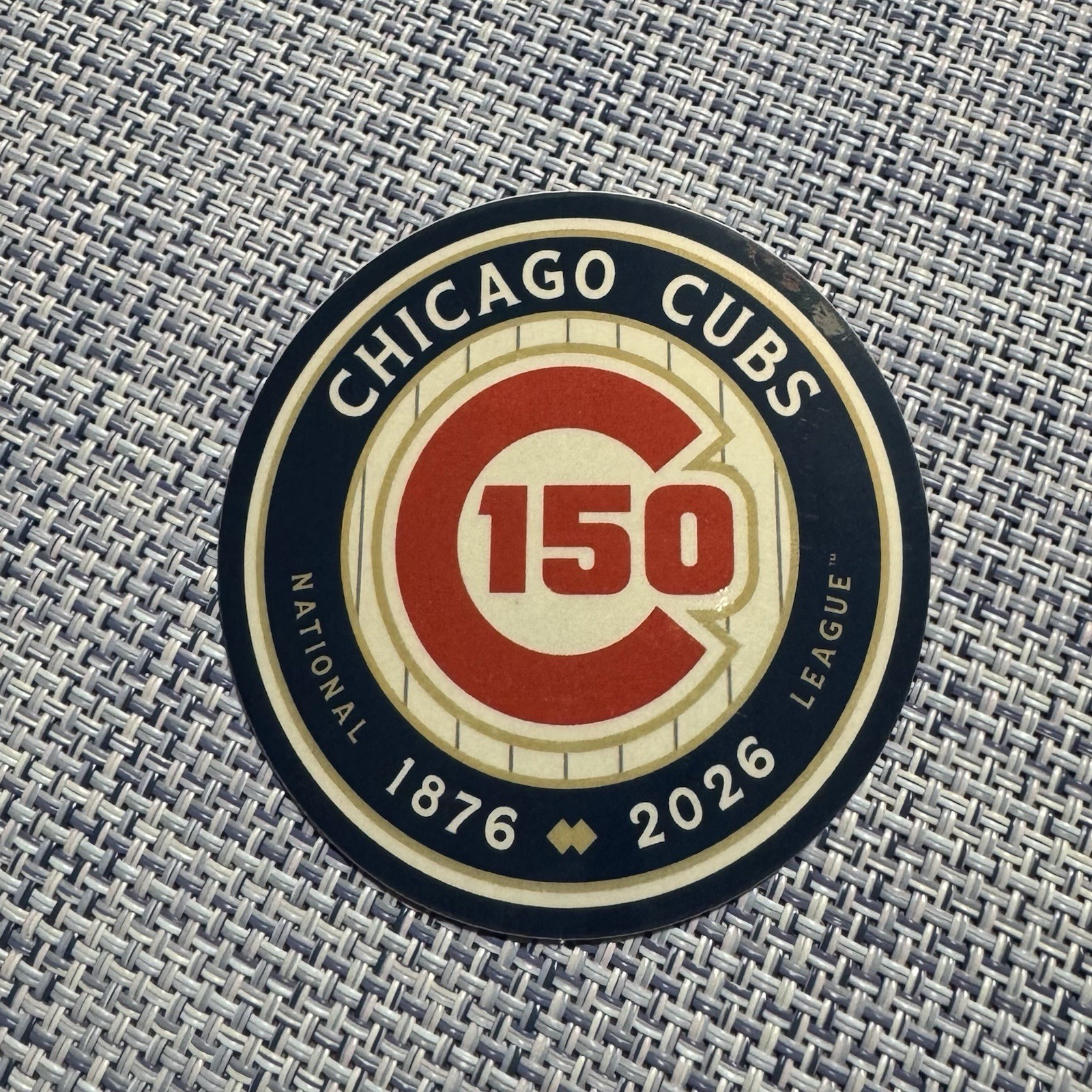 CHICAGO CUBS 150th Anniversary 3″ Sticker