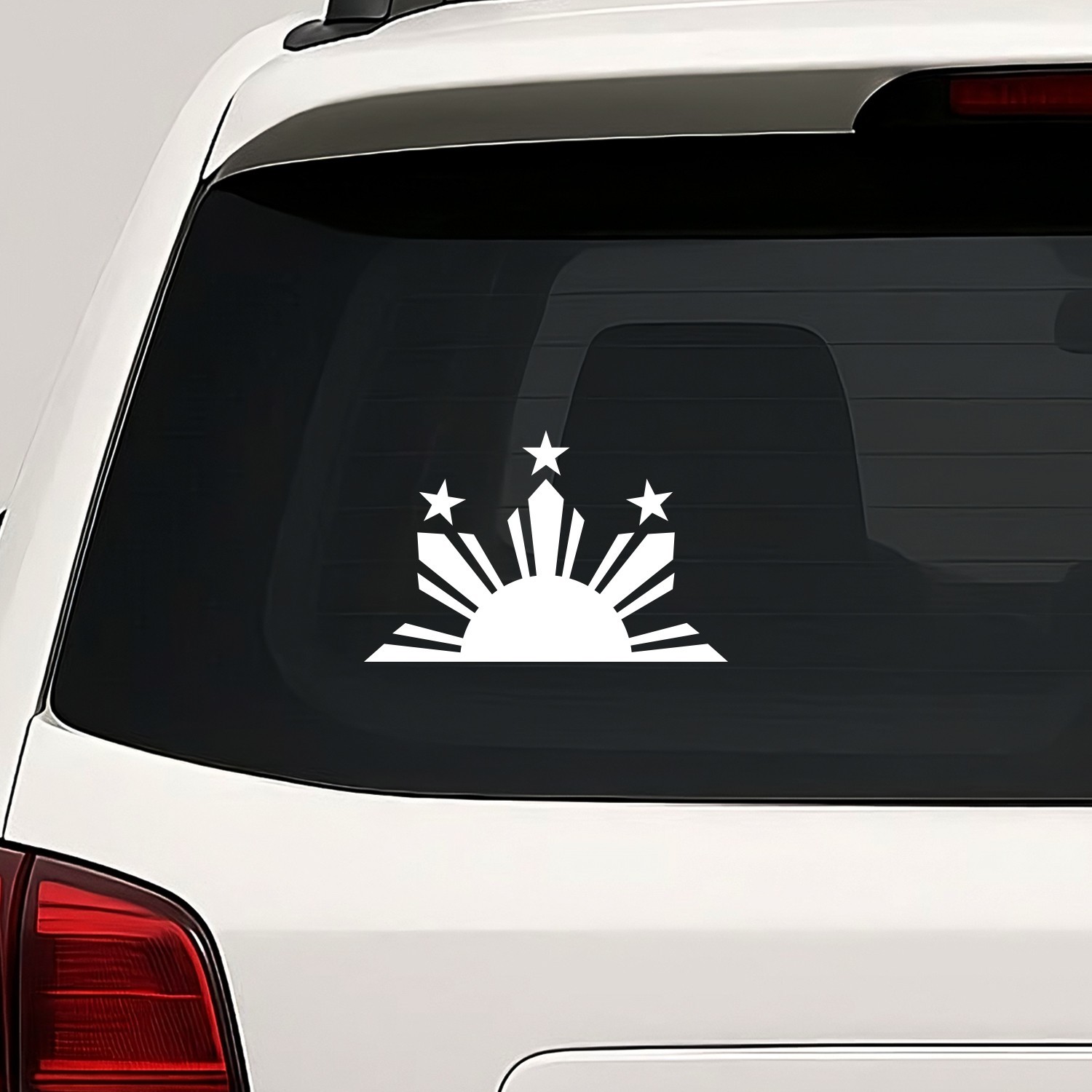 Philippines Half Sun and Stars Vinyl Die Cut Decal Sticker – Filipino Flag