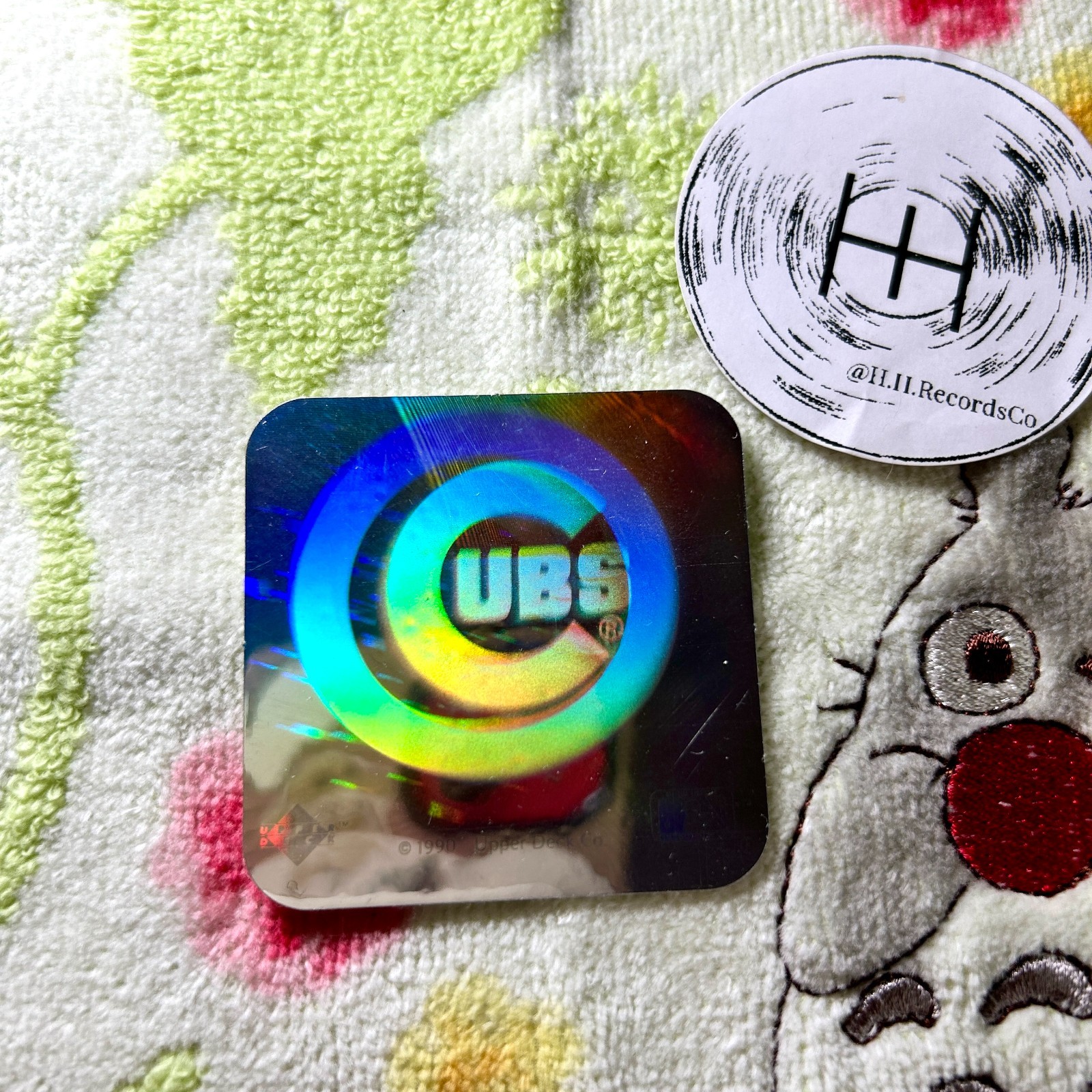 Cubs Upper Deck Holo 2″ Official Decal Sticker New