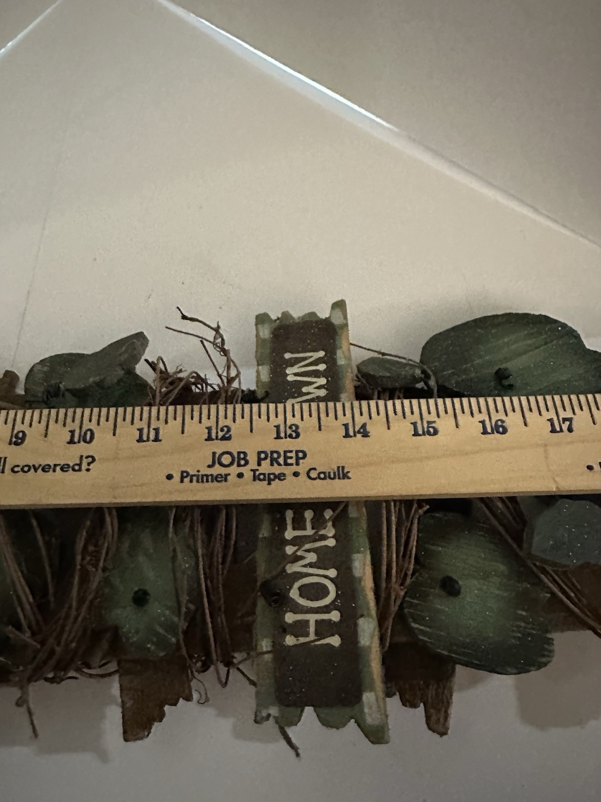 Vintage Apple Wooden “Home Grown” Wall Art Home Decor Farm Fall
