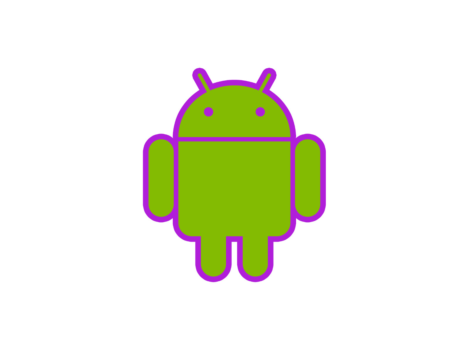 Android mascot robot vinyl sticker decal – many sizes and colors available