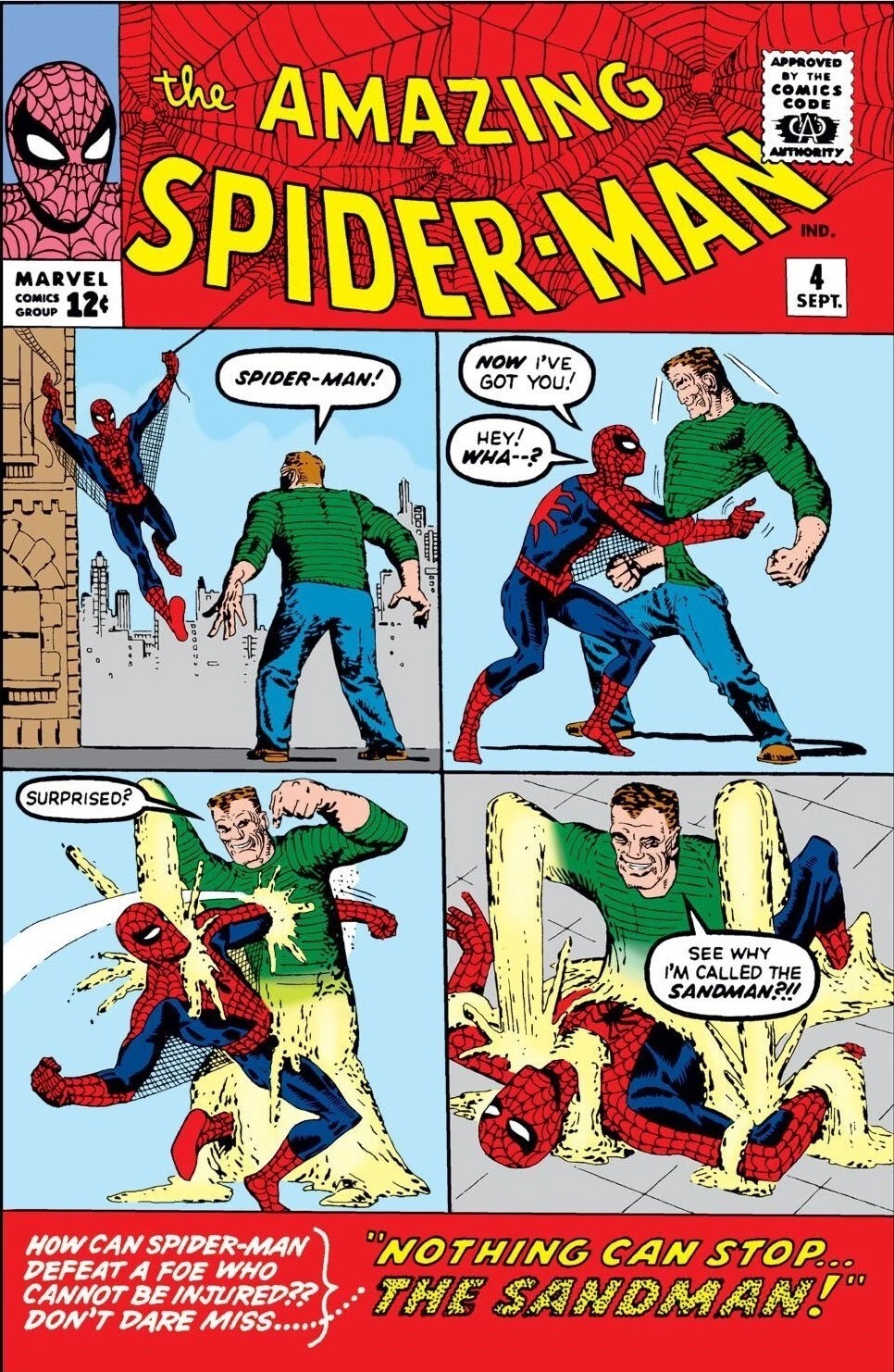 AMAZING SPIDER-MAN #4 COMIC book COVER Poster print 11″x17″ inches