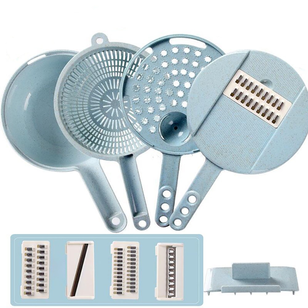 8 In 1 Mandoline Slicer Vegetable Cutter Grater Peeler Kitchen Accessory Tool