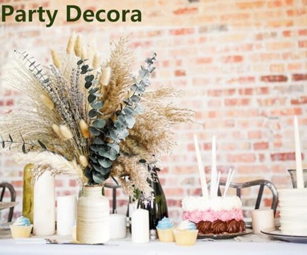 Green Pampas Grass Boho Bouquet – Exquisite Lavender and Eucalyptus Regular