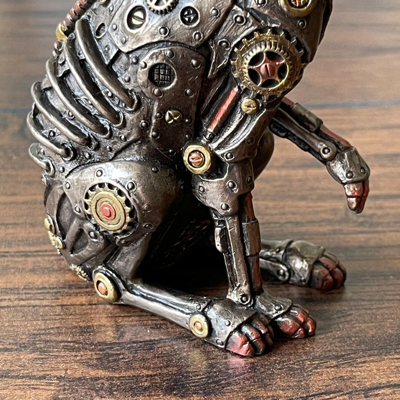 Custom Made Steampunk Jack Rabbit Asymmetrical Sculpture Figurine Statue Décor