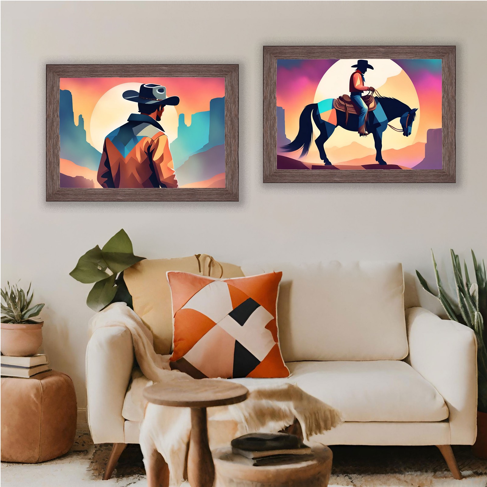 5×4 Wide Bamboo Picture Frame, UV Acrylic, 4 Finishes