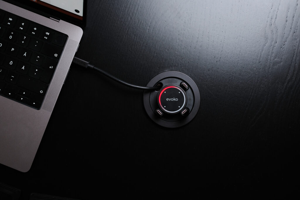 Inkopplad Evoko Delo till dator